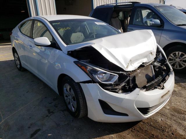 HYUNDAI ELANTRA SE 2016 with VIN 5NPDH4AE2GH665801 - Photo from auction