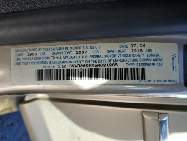 Photo 10 from auction – 2005 VOLKSWAGEN JETTA GL with VIN 3VWRA69MX5M021985