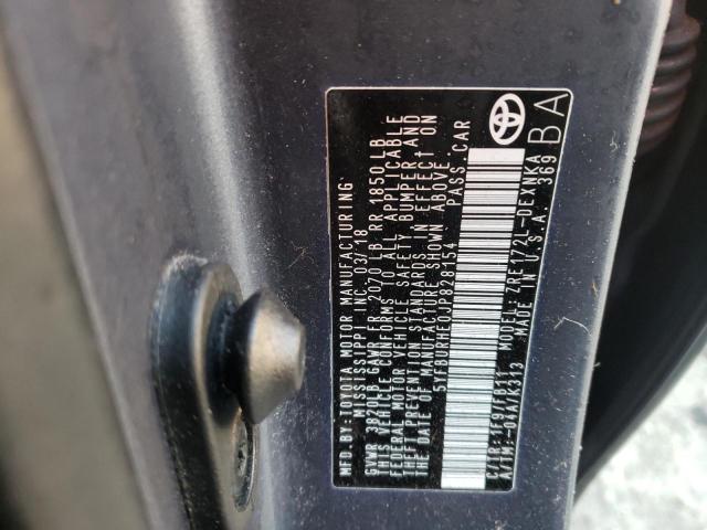 Photo 10 from auction – 2018 TOYOTA COROLLA L with VIN 5YFBURHE0JP828154