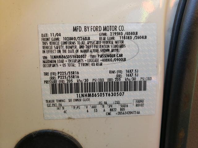 Photo 10 from auction – 2005 LINCOLN LS with VIN 1LNHM86S05Y630507