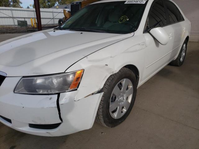 Photo 9 from auction – 2008 HYUNDAI SONATA GLS with VIN 5NPET46F68H321362