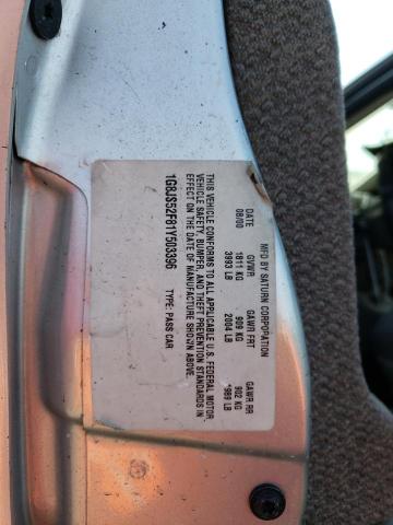 Foto 10 de la subasta – 2001 SATURN L100 con VIN 1G8JS52F81Y503396