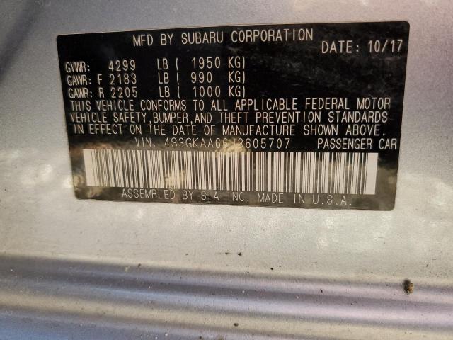 Photo 10 from auction – 2018 SUBARU IMPREZA with VIN 4S3GKAA66J3605707
