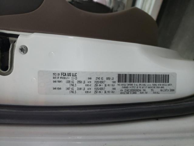 Photo 10 from auction – 2016 CHRYSLER TOWN & COU with VIN 2C4RC1BG9GR206240