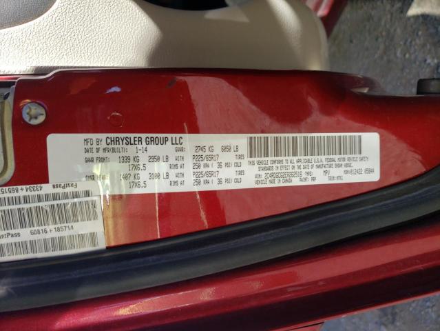 Foto 10 de la subasta – 2014 DODGE GRAND CARA con VIN 2C4RDGCG2ER262516