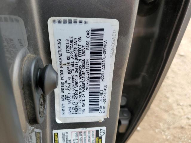 Photo 10 from auction – 2005 TOYOTA COROLLA CE with VIN 1NXBR32E15Z445724