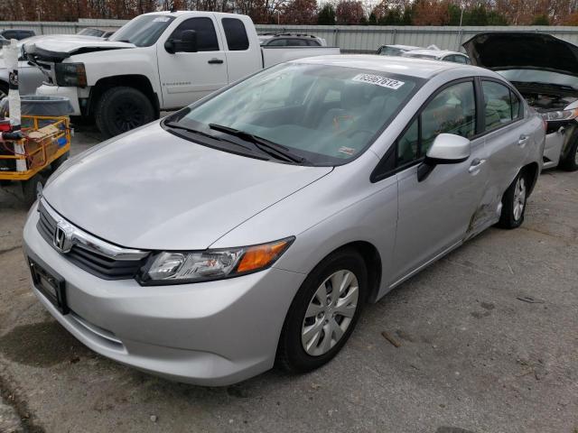 Photo 2 from auction – 2012 HONDA CIVIC LX with VIN 19XFB2F58CE060722