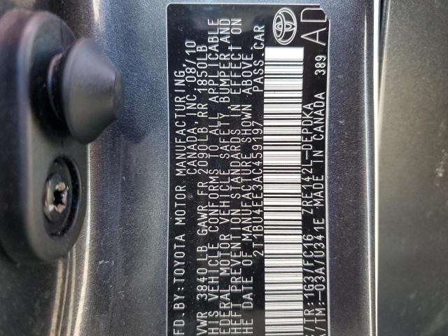 صورة رقم 10 من المزاد - 2010 TOYOTA COROLLA BA مع VIN 2T1BU4EE3AC459197