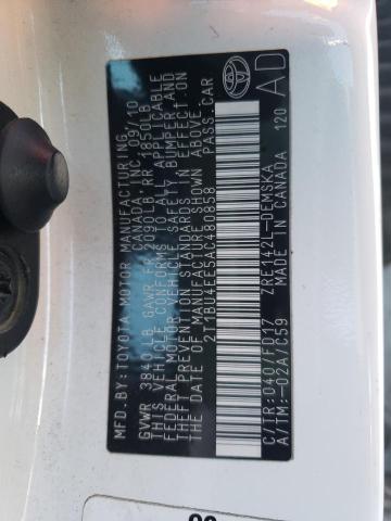 Photo 10 from auction – 2010 TOYOTA COROLLA BA with VIN 2T1BU4EE5AC480858