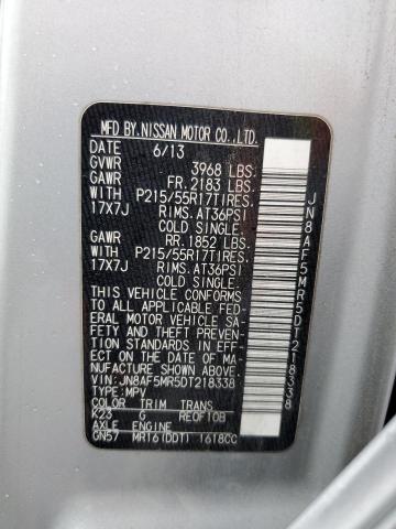 Photo 10 from auction – 2013 NISSAN JUKE S with VIN JN8AF5MR5DT218338