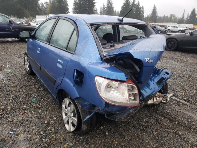 Photo 3 from auction – 2009 KIA RIO BASE with VIN KNADE223596449252
