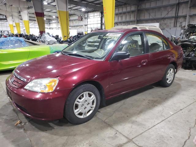 Photo 2 from auction – 2002 HONDA CIVIC LX with VIN 2HGES16572H504098
