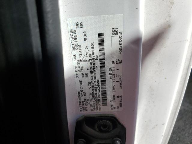 Photo 10 from auction – 2016 FORD F150 with VIN 1FTMF1CF1GKD99103