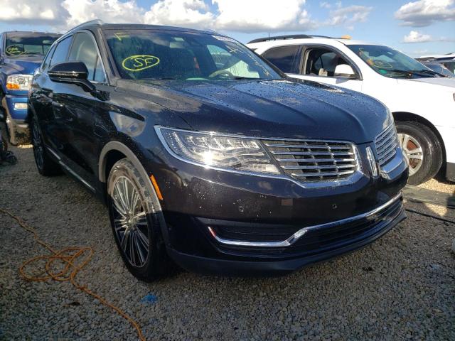 LINCOLN MKX BLACK 2017 with VIN 2LMPJ7JP2HBL28434 - Photo from auction