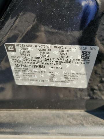 Photo 10 from auction – 2014 CADILLAC SRX with VIN 3GYFNAE31ES547583