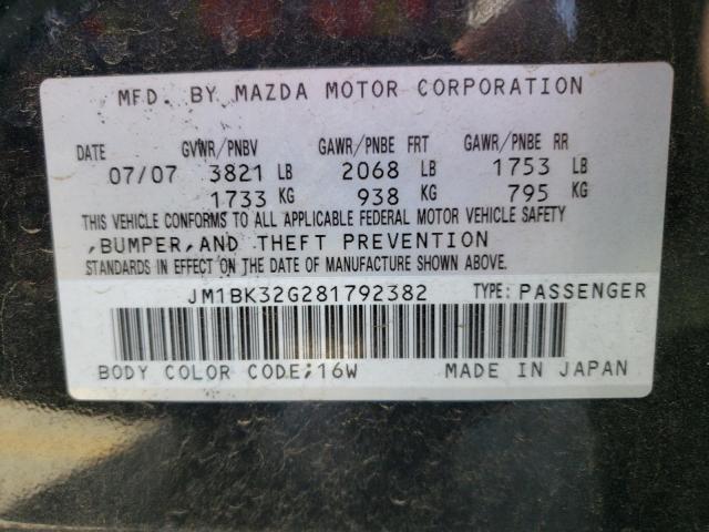 Photo 10 from auction – 2008 MAZDA 3 I with VIN JM1BK32G281792382