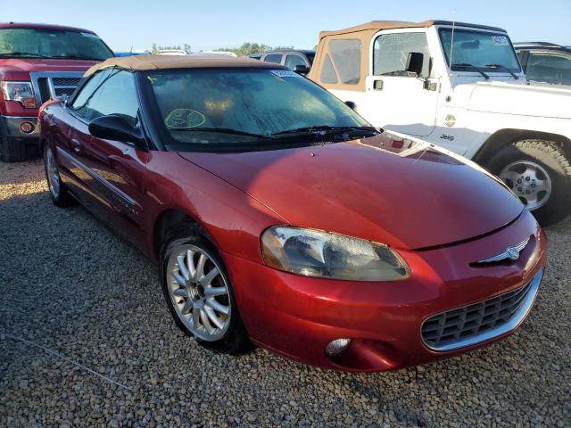 CHRYSLER SEBRING LX 2001 with VIN 1C3EL55UX1N583188 - Photo from auction