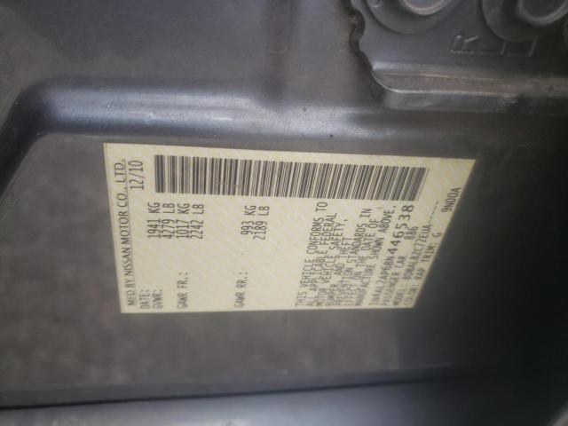 Photo 10 from auction – 2011 NISSAN ALTIMA BAS with VIN 1N4AL2AP6BN446538