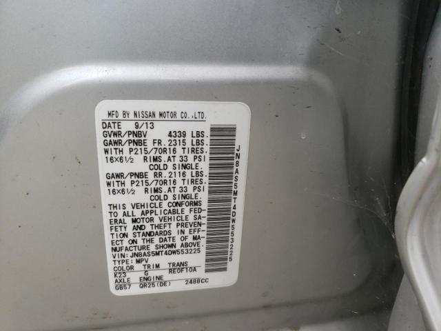 Photo 10 from auction – 2013 NISSAN ROGUE S with VIN JN8AS5MT4DW553225