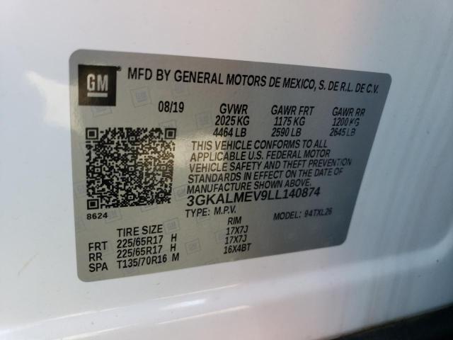 Photo 10 from auction – 2020 GMC TERRAIN SL with VIN 3GKALMEV9LL140874