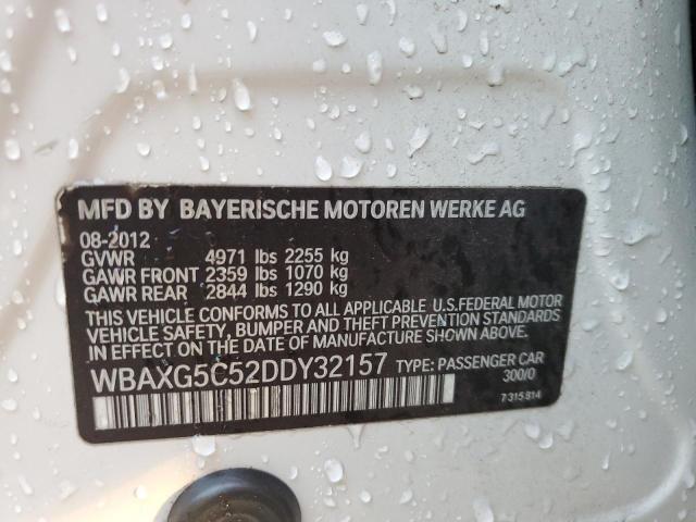 Photo 10 from auction – 2013 BMW 528 I with VIN WBAXG5C52DDY32157