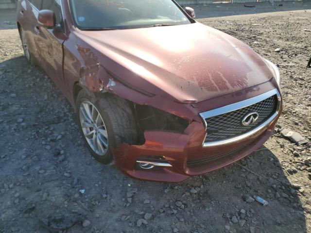 Photo 9 from auction – 2015 INFINITI Q50 BASE with VIN JN1BV7AP0FM332152