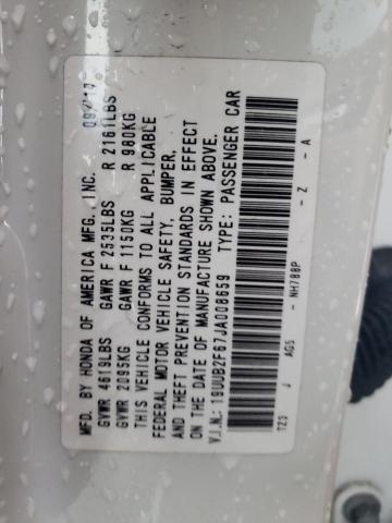 Photo 10 from auction – 2018 ACURA TLX TECH+A with VIN 19UUB2F67JA008659