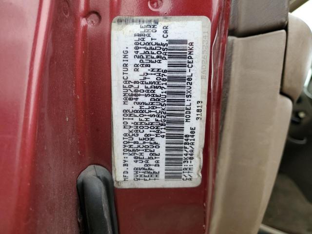 Photo 10 from auction – 1997 TOYOTA CAMRY CE with VIN 4T1BG22K5VU171076