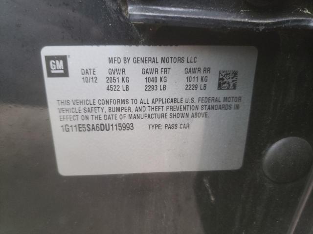 Photo 10 from auction – 2013 CHEVROLET MALIBU 2LT with VIN 1G11E5SA6DU115993
