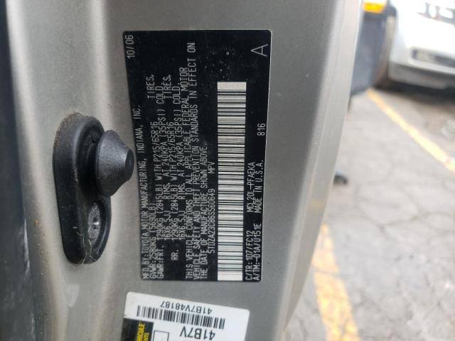 Photo 10 from auction – 2006 TOYOTA SIENNA CE with VIN 5TDZA23C86S560649