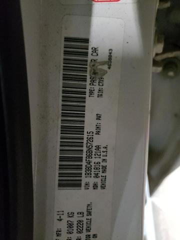 Photo 10 from auction – 2011 DODGE AVENGER EX with VIN 1B3BD4FB6BN572615