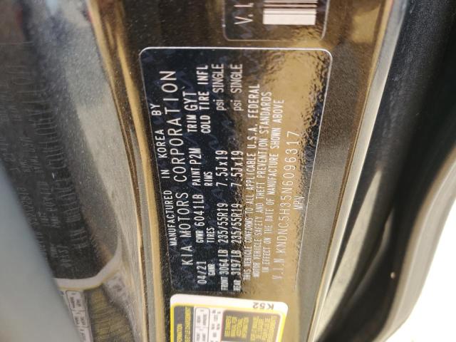 Photo 10 from auction – 2022 KIA CARNIVAL E with VIN KNDNC5H35N6096317