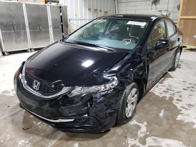 Photo 2 from auction – 2013 HONDA CIVIC LX with VIN 19XFB2F50DE021026
