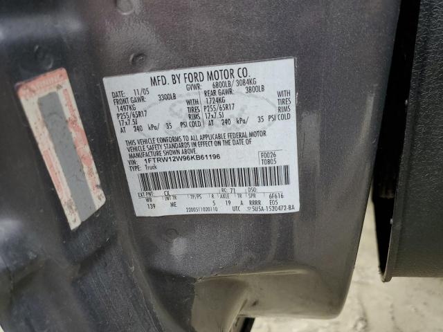 Photo 10 from auction – 2008 FORD F150 SUPER with VIN 1FTRW12W48KC53917