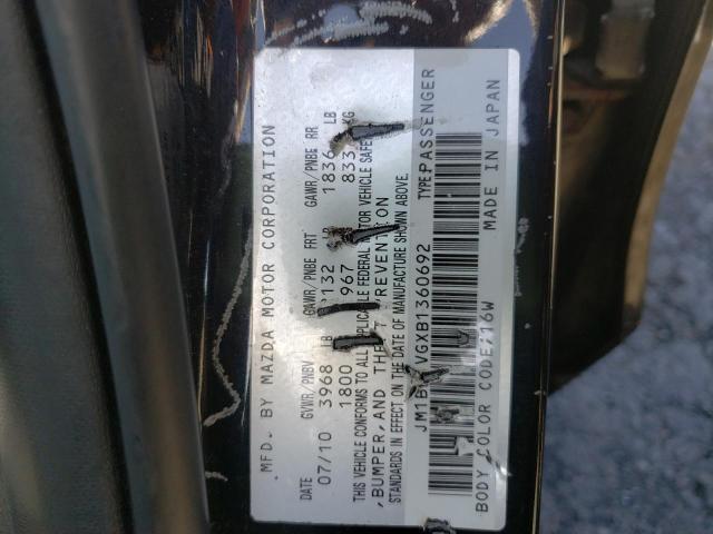 Photo 10 from auction – 2011 MAZDA 3 I with VIN JM1BL1VGXB1360692