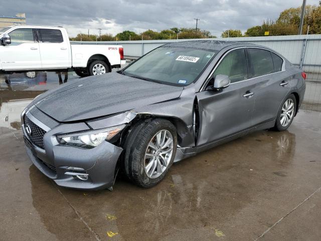 INFINITI Q50 BASE 2017 with VIN JN1CV7AR3HM681511 - Photo from auction