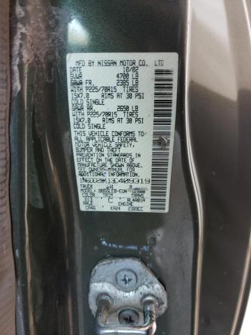 Photo 10 from auction – 2003 NISSAN FRONTIER K with VIN 1N6DD26T13C409319
