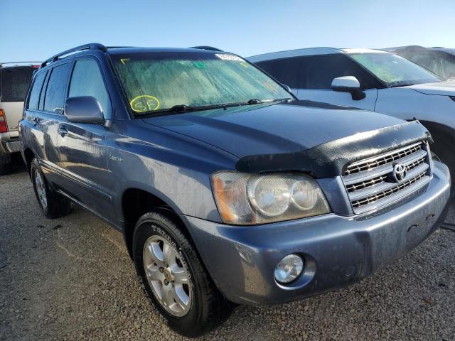 TOYOTA HIGHLANDER 2002 with VIN JTEHF21A820051703 - Photo from auction