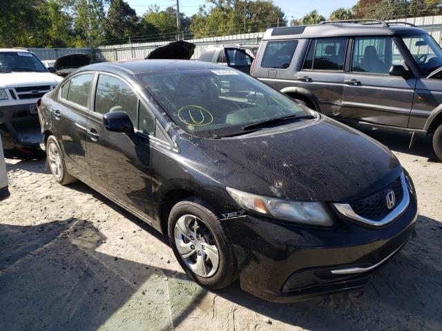 HONDA CIVIC LX 2013 with VIN 19XFB2F51DE019575 - Photo from auction