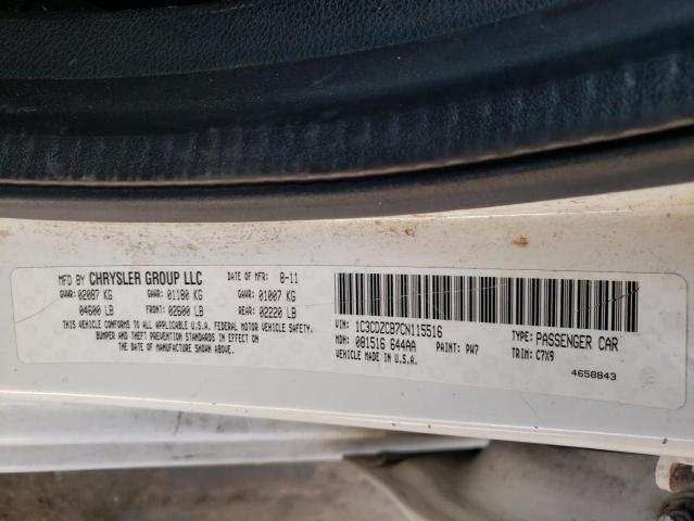 Photo 10 from auction – 2012 DODGE AVENGER SX with VIN 1C3CDZCB7CN115516