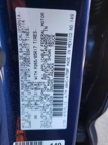 Photo 10 from auction – 2014 TOYOTA TACOMA DOU with VIN 3TMLU4EN4EM162926