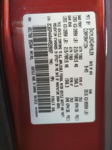 Photo 10 from auction – 2004 CHRYSLER TOWN & COU with VIN 2C8GP44R44R529097