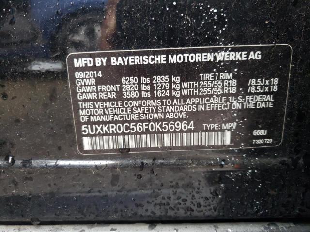 Photo 10 from auction – 2015 BMW X5 XDRIVE3 with VIN 5UXKR0C56F0K56964