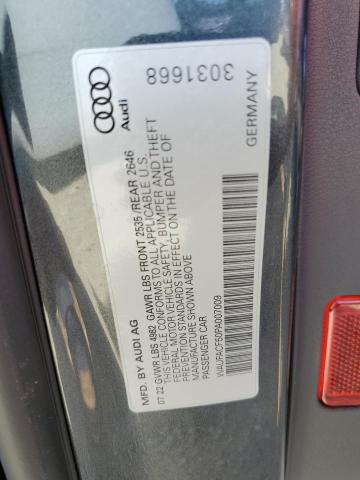 Photo 10 from auction – 2023 AUDI A5 PREMIUM with VIN WAUFACF50PA007009