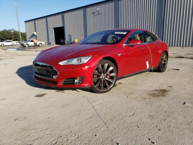 Photo 2 from auction – 2015 TESLA MODEL S 85 with VIN 5YJSA4H25FFP79554