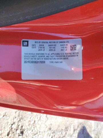 Zdjęcie 10 z aukcji – 2012 CHEVROLET CAMARO LT z VIN 2G1FC3D30C9176556