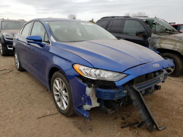 FORD FUSION SE 2017 with VIN 3FA6P0HD9HR240999 - Photo from auction