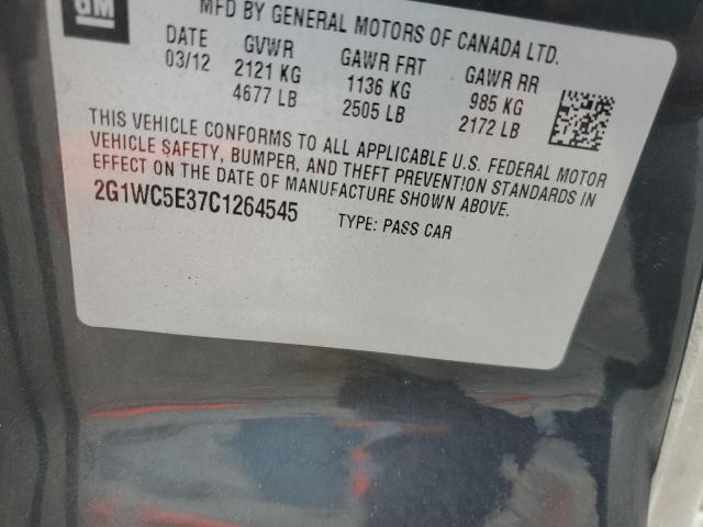 Photo 10 from auction – 2012 CHEVROLET IMPALA LTZ with VIN 2G1WC5E37C1264545
