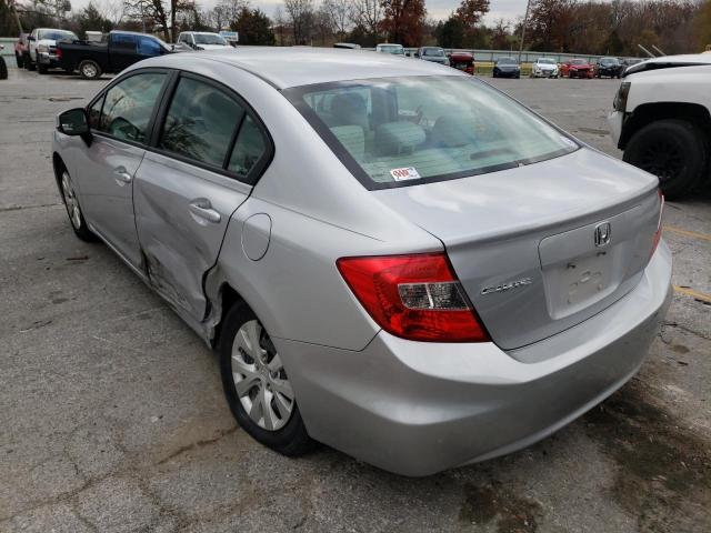 Photo 3 from auction – 2012 HONDA CIVIC LX with VIN 19XFB2F58CE060722