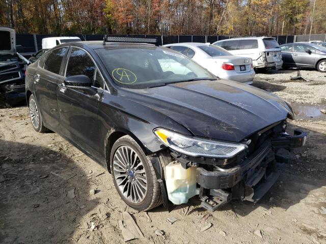 FORD FUSION TIT 2018 with VIN 3FA6P0RU0JR101655 - Photo from auction